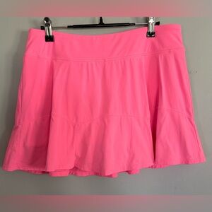 Lilly Pulitzer Luxletic Pink Tennis Skort M Active Golf Pickleball Resort Prep